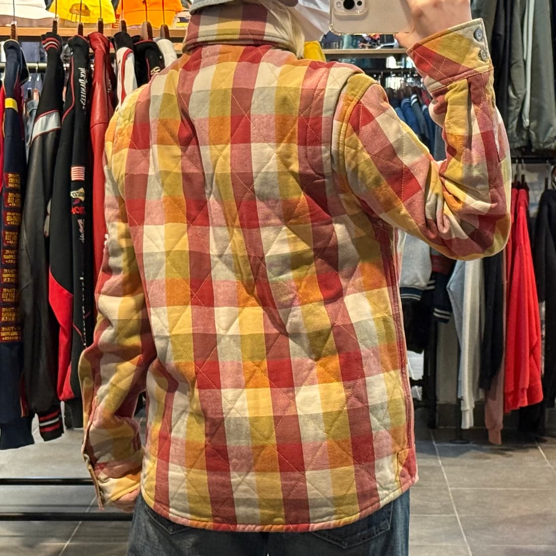 [NO.9] Levi’s 퀄팅 체크 자켓 상품이미지5