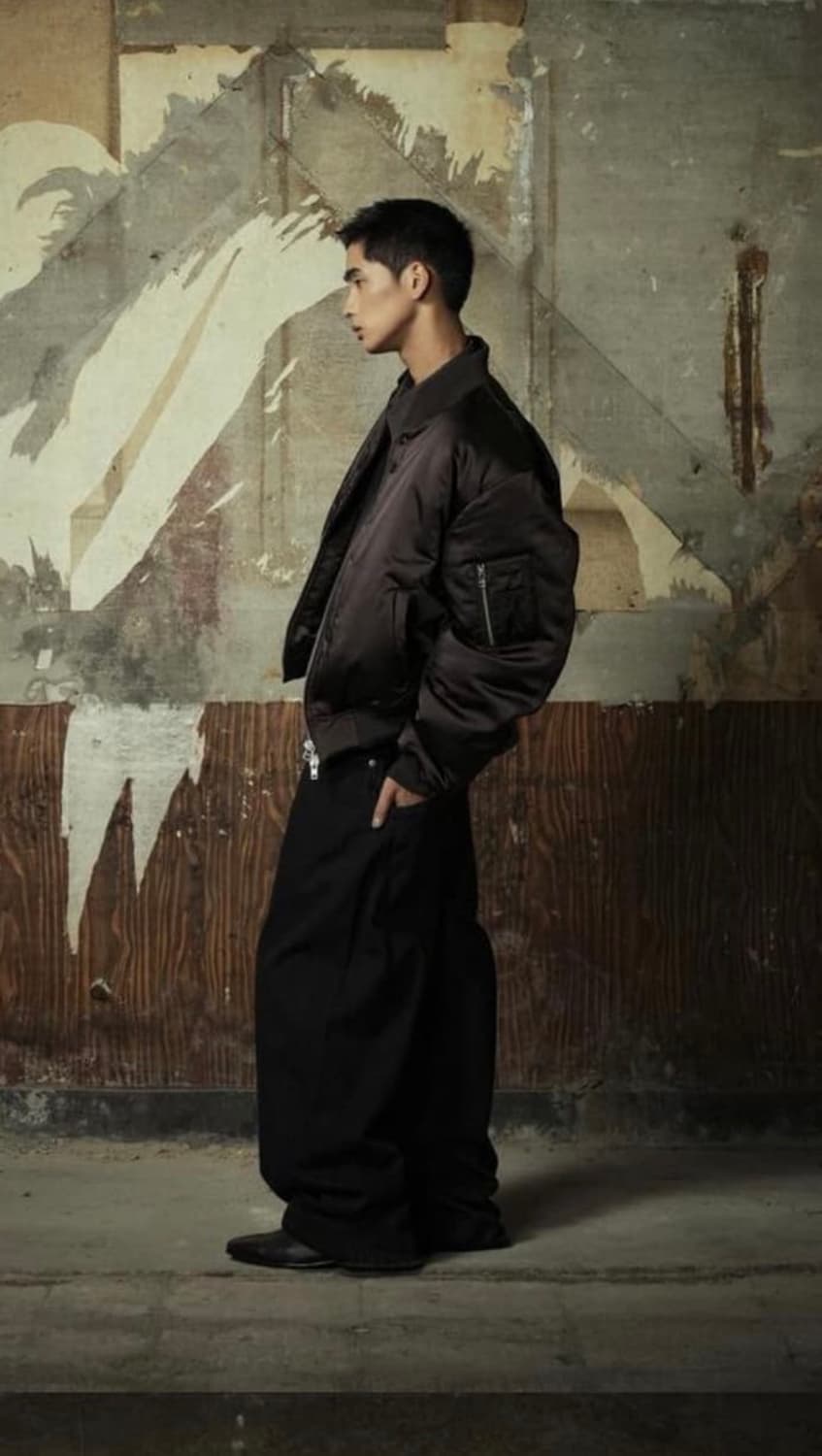 YIYAE 패디드 봄버 블랙 상품이미지1