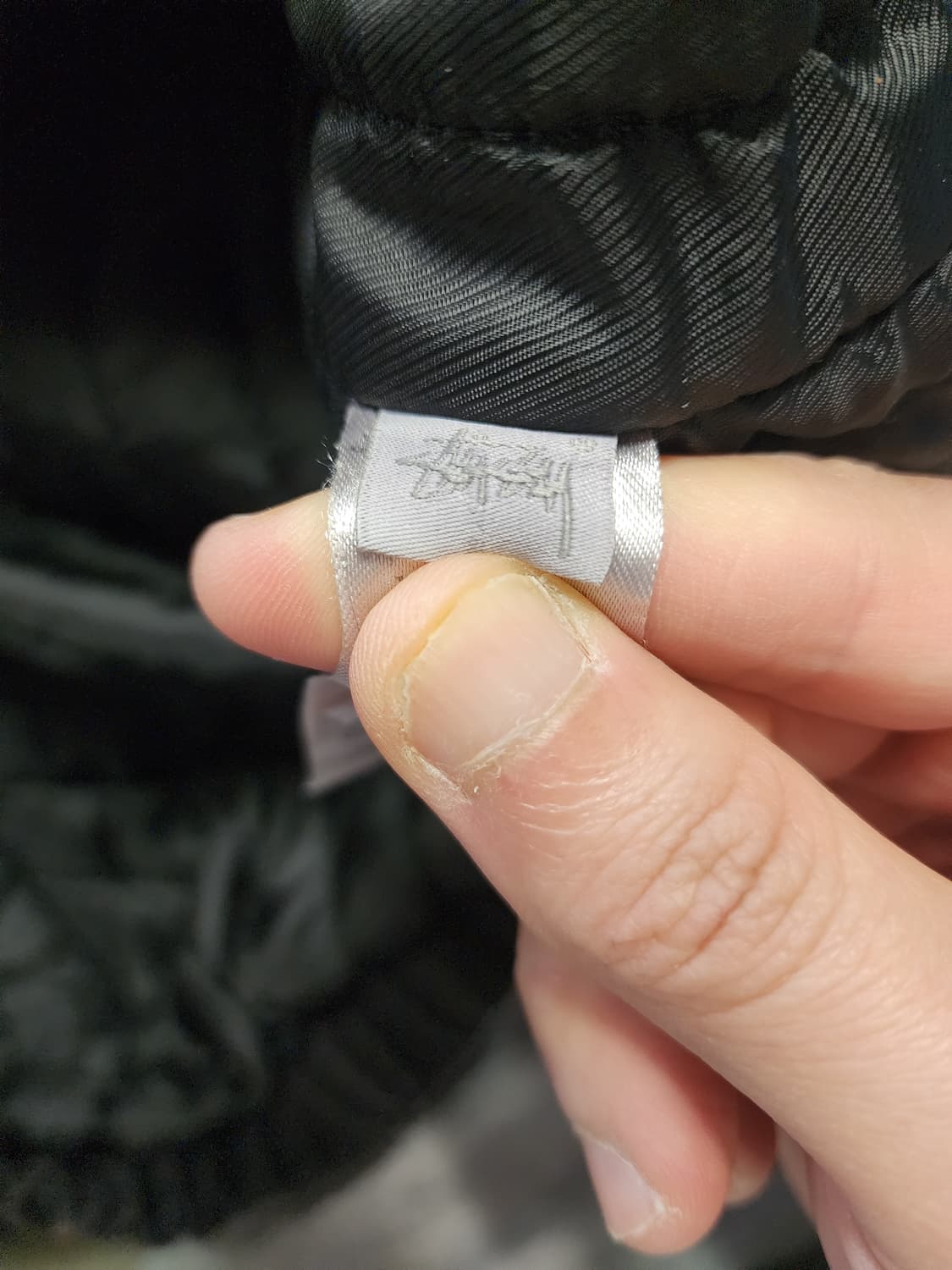 스투시캔버스인슐레이티드워크자켓 블랙 xxl 상품이미지5