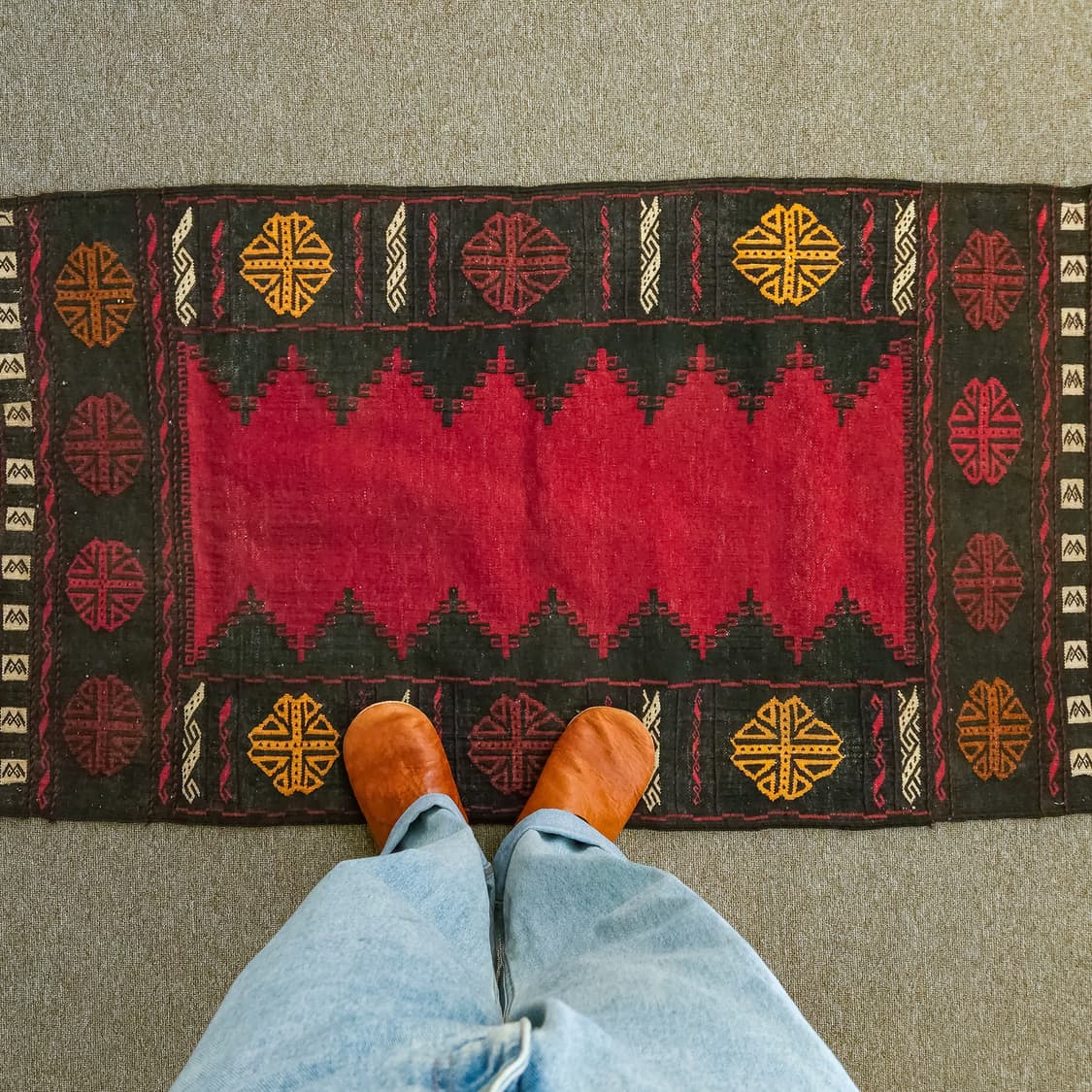 Balochi Tribal Kilim Rug TK922612 상품이미지1