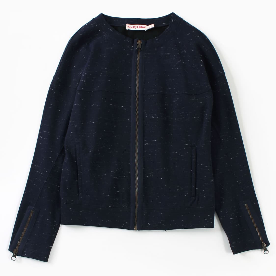 SeeByChloe 네이비 집업 자켓 & 팬츠 셋업 라운지웨어 트레이닝복 상품이미지4