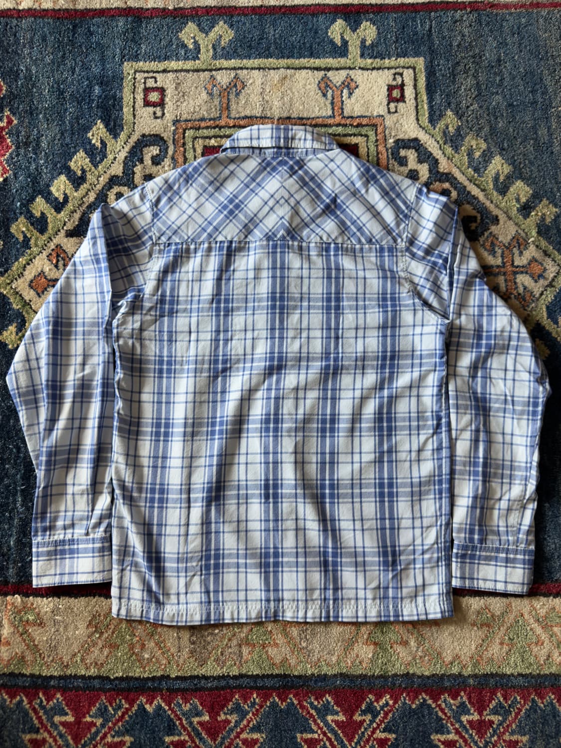 Wtaps blue check Shirt 상품이미지2
