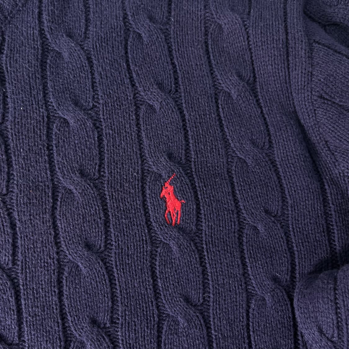 105 폴로랄프로렌 꽈배기 네이비 니트 상품이미지3