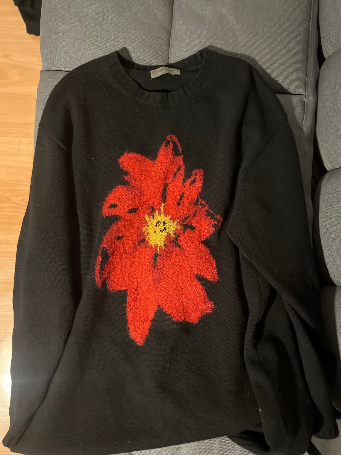 요지야마모토 뿌르옴므 플로랄 니트 3 상품이미지2