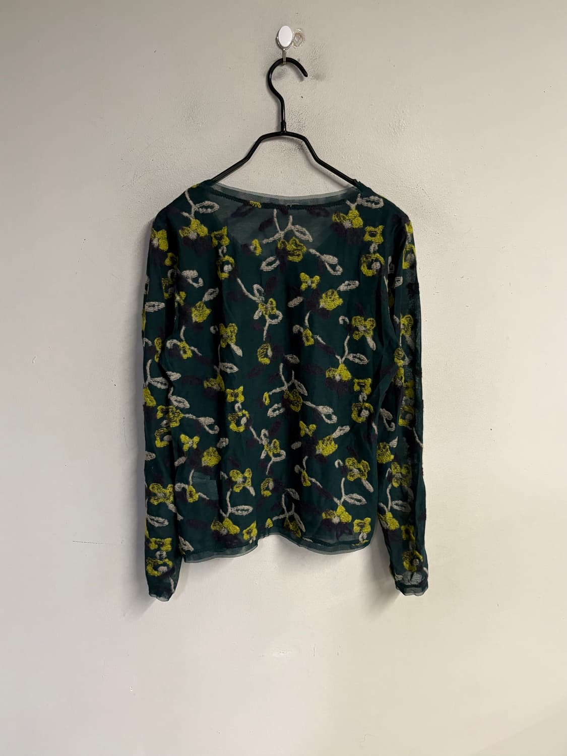 HIROKO KOSHINO floral mesh knit top  상품이미지5