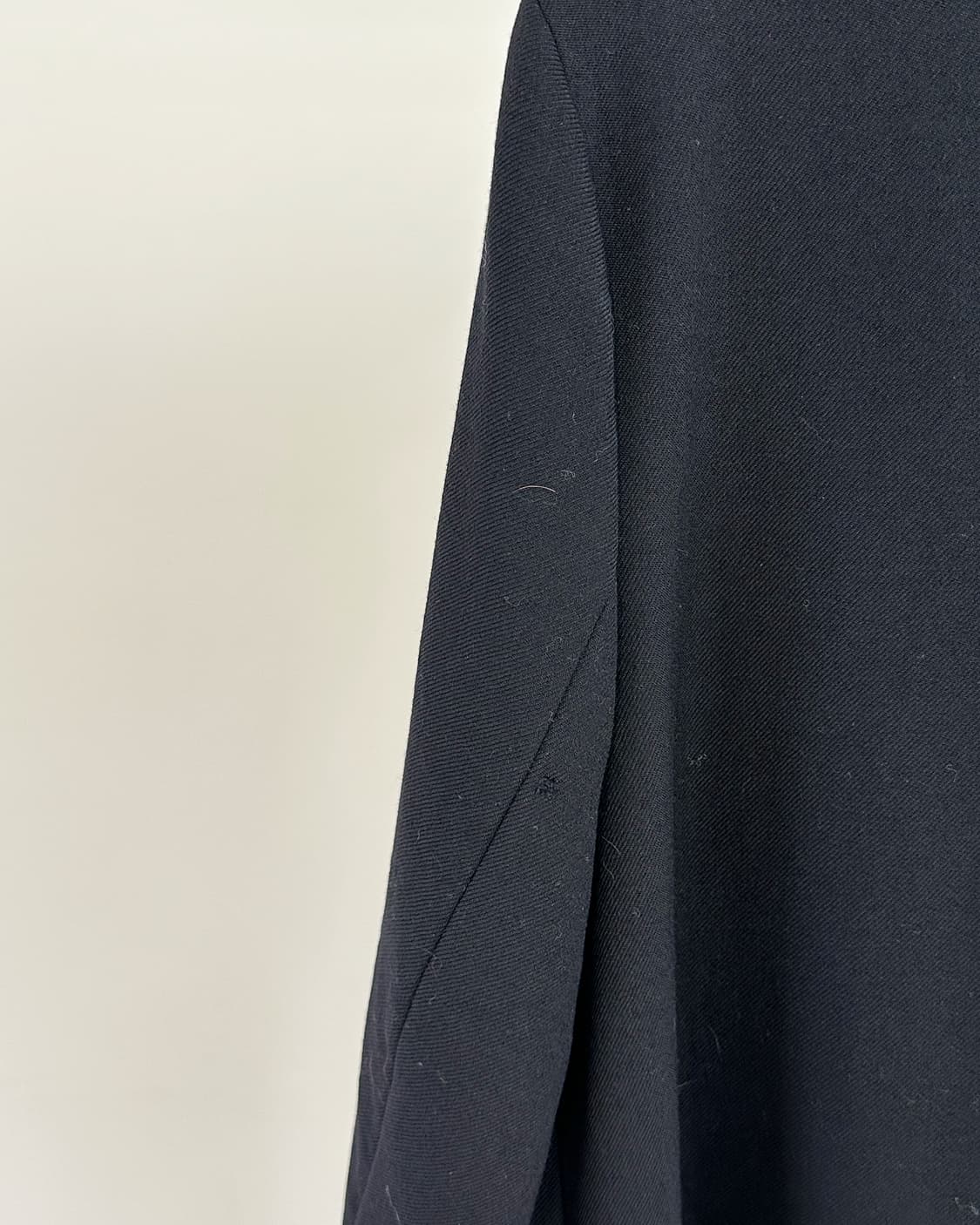 꼼데가르송 트리콧 블랙 울 혼방 코트 상품이미지6