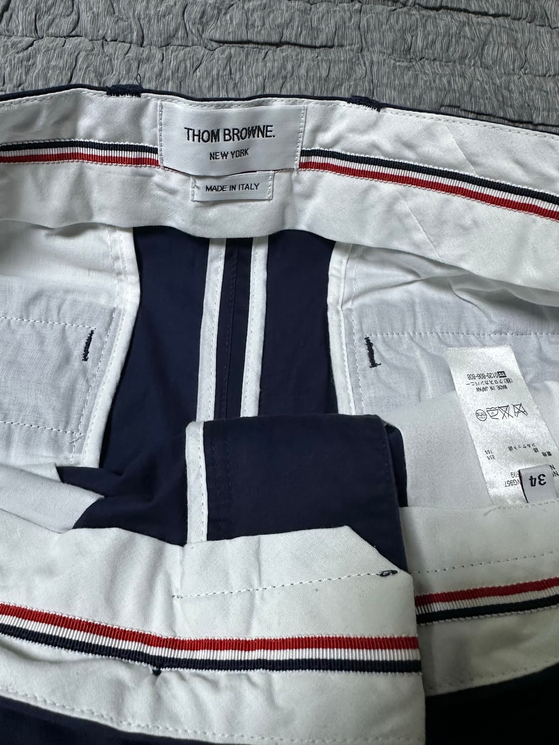 톰브라운 남성 반바지 네이비 상품이미지5