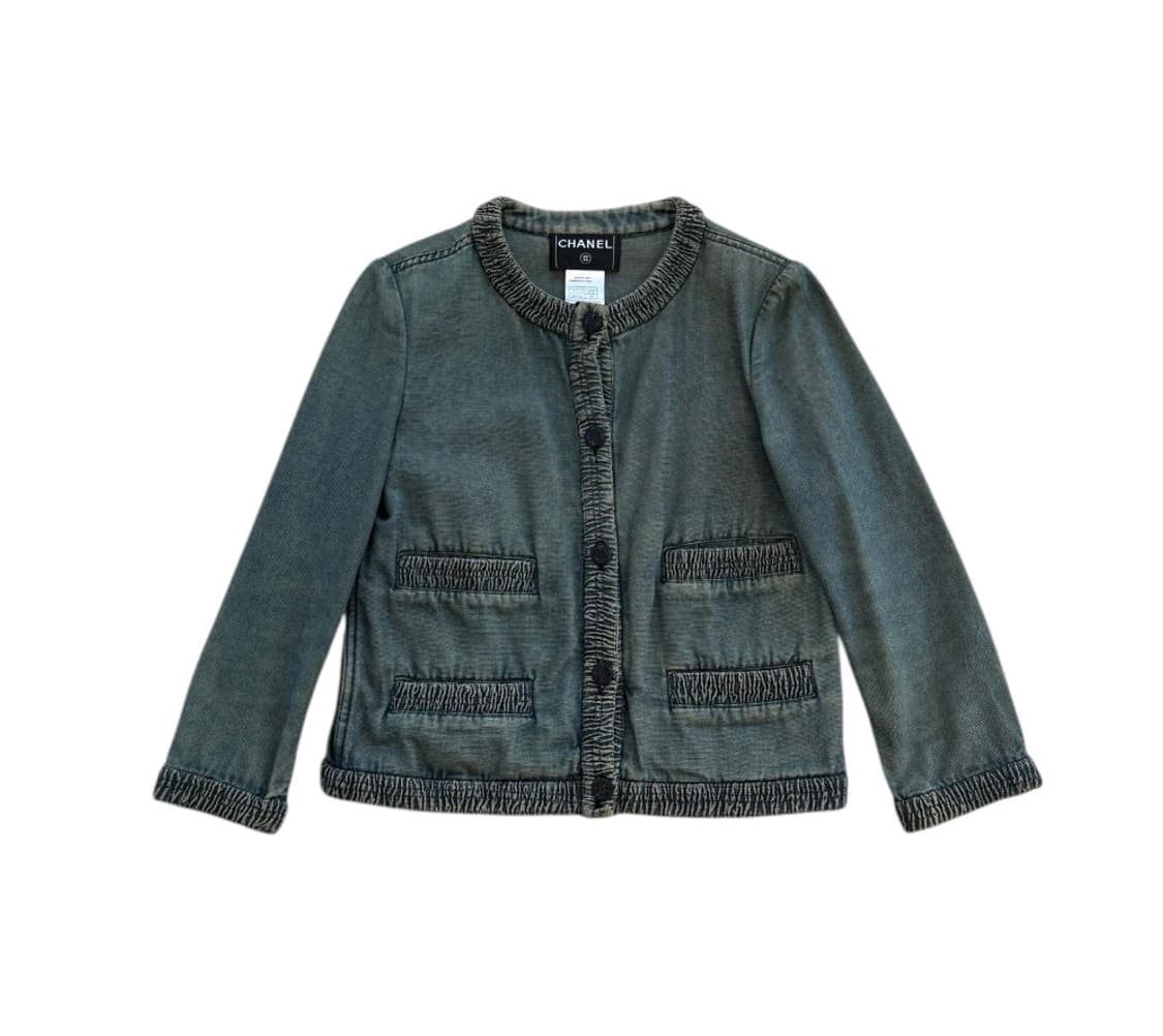 샤넬 2001 데님 2피스 셋업 상품이미지1