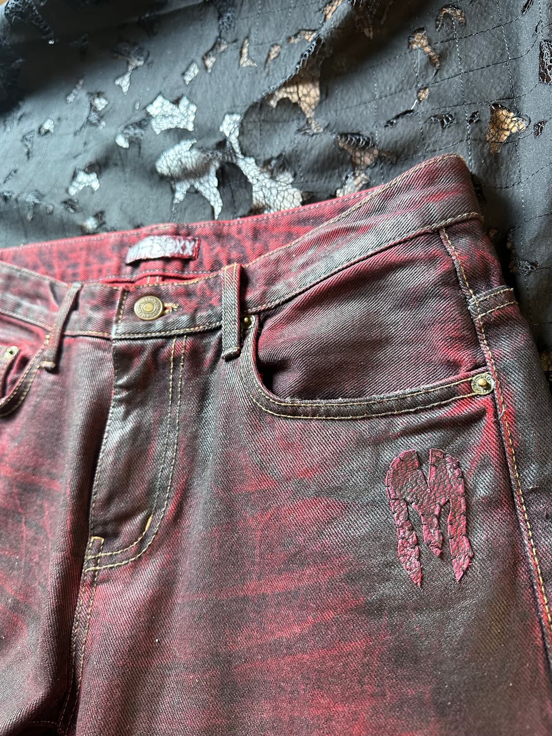 (MPH) bloodmoon raven bootcut jeans 상품이미지4