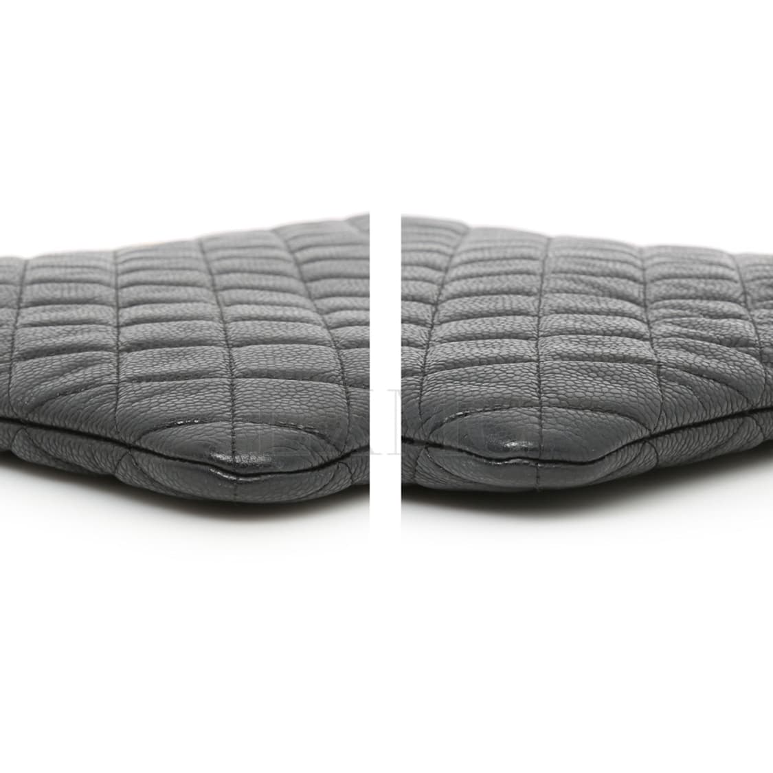 샤넬 클래식 캐비어 클러치 라지 블랙 금장 A82552 상품이미지8