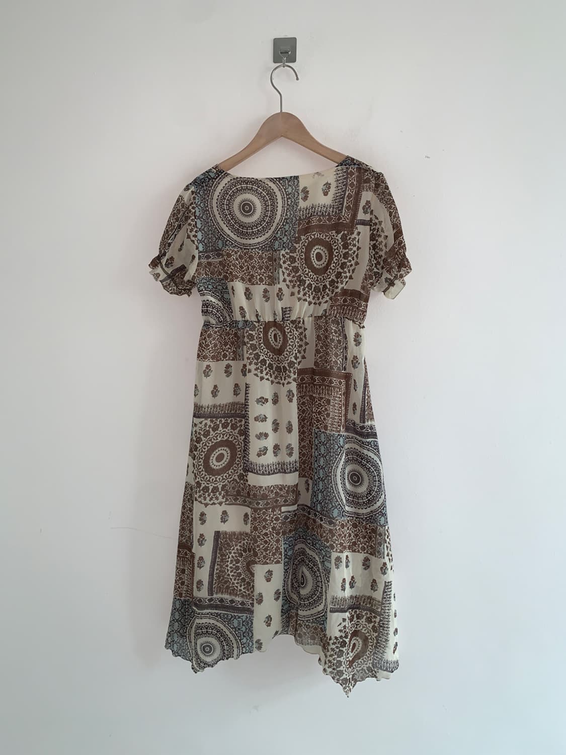 Bohemian square neck dress 상품이미지5