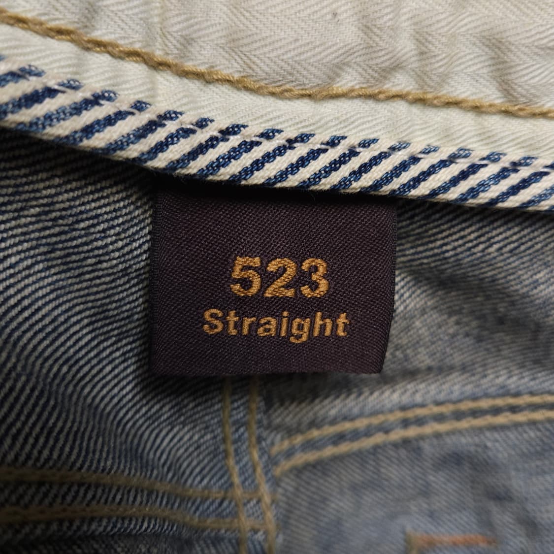 30 ) 리바이스 523 커스텀 빈티지 패치 스트레이트 청바지 상품이미지6