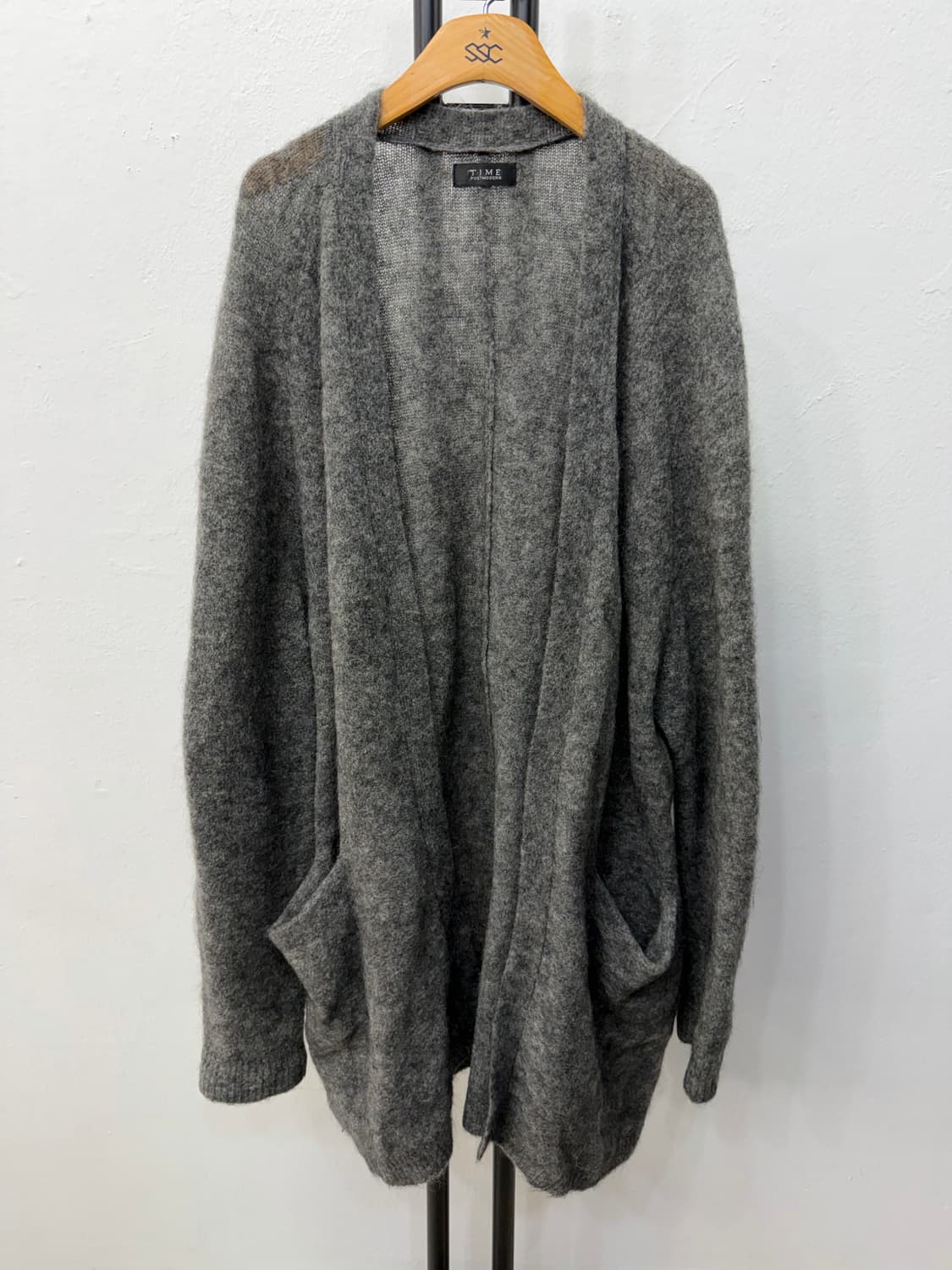 정품) TIME 타임 한섬 가디건 그레이 90F 상품이미지1