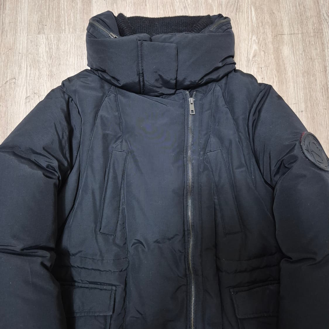 스튜디오 보니 여성 프리미엄 하이넥 덕다운 롱패딩 점퍼 상품이미지2