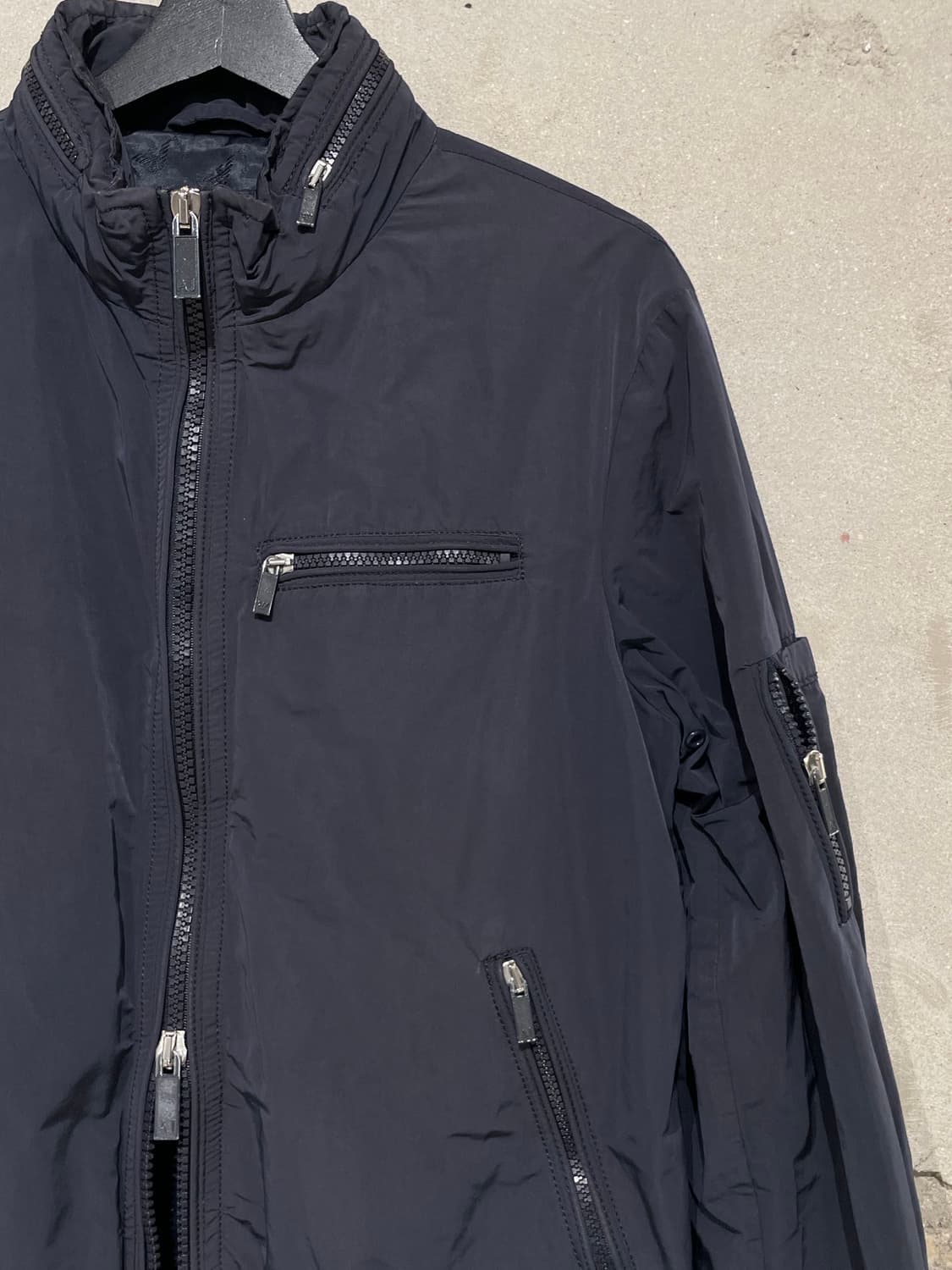 아르마니 진스 다크 네이비 유틸리티 봄버 자켓 상품이미지3