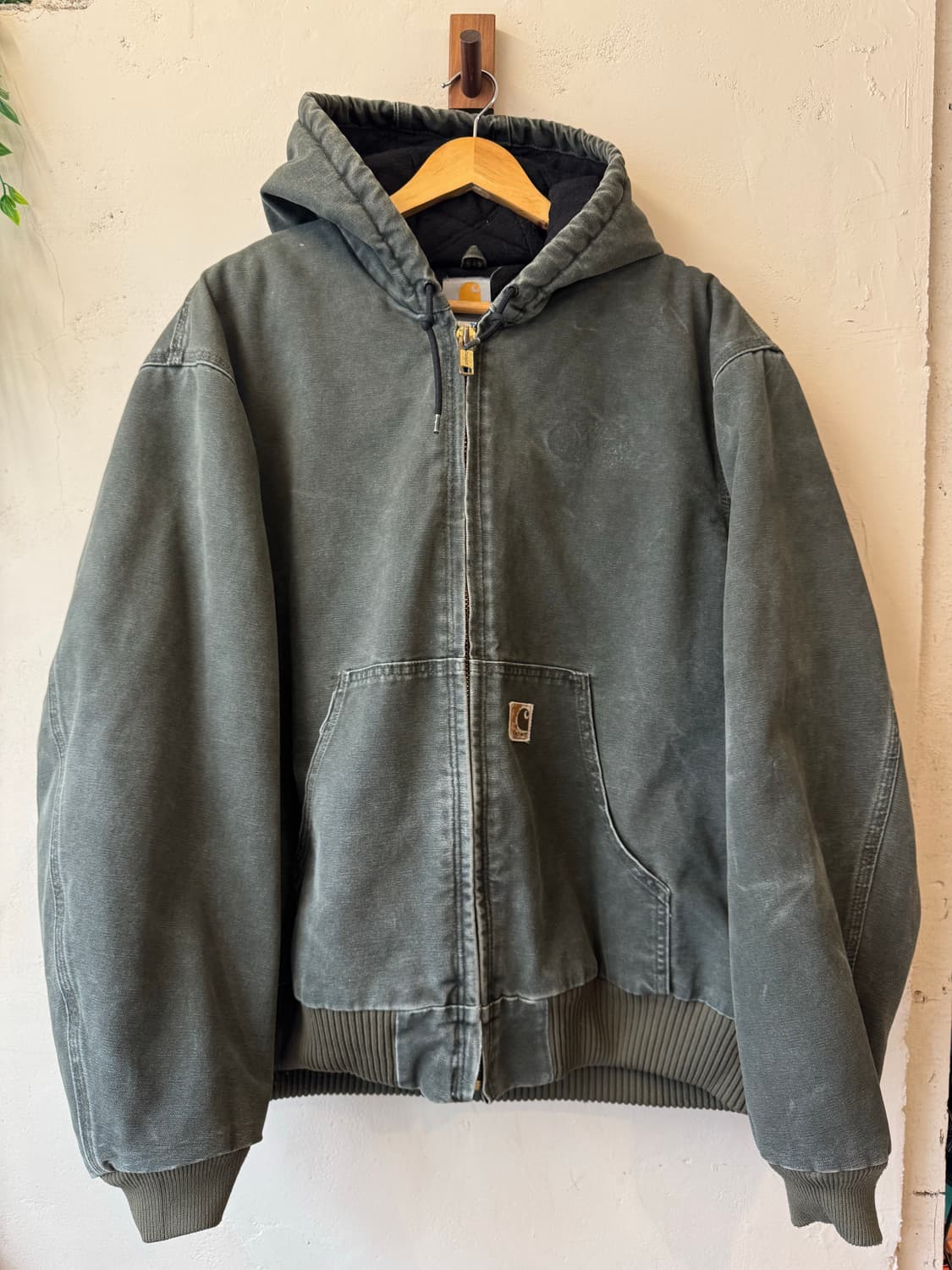 칼하트 J130 액티브자켓 mos green L 상품이미지2