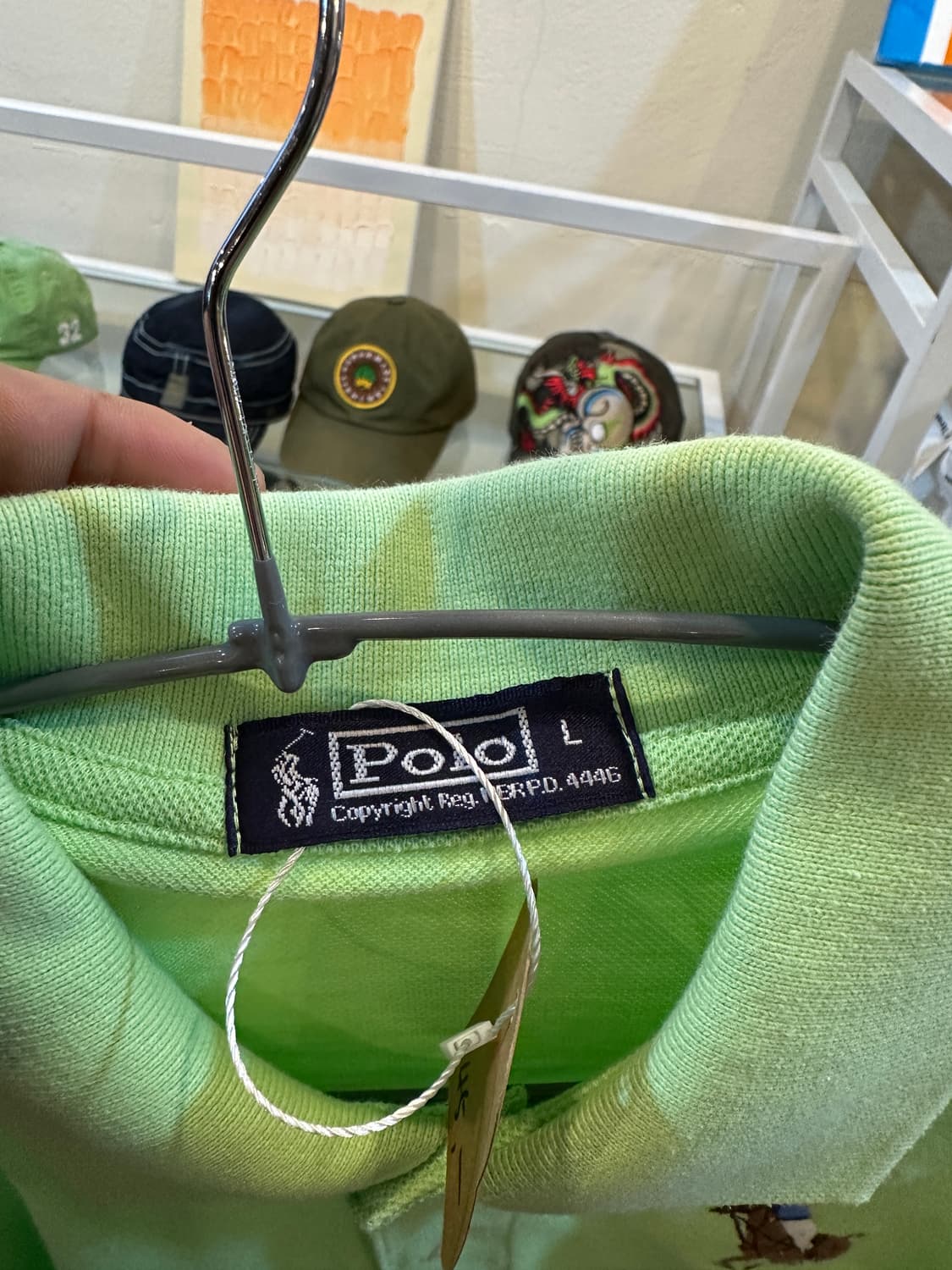 폴로 랄프로렌 빅포니 반팔 카라티 그린 상품이미지4