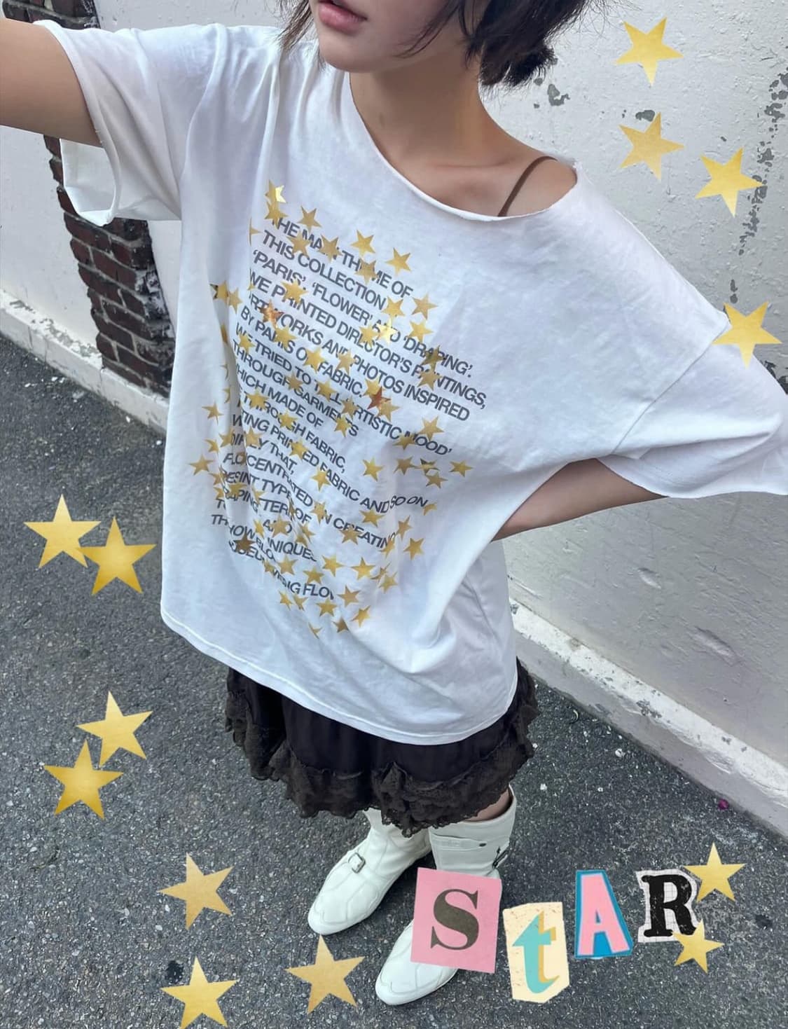 더뮤지엄비지터 star t-shirts 상품이미지1