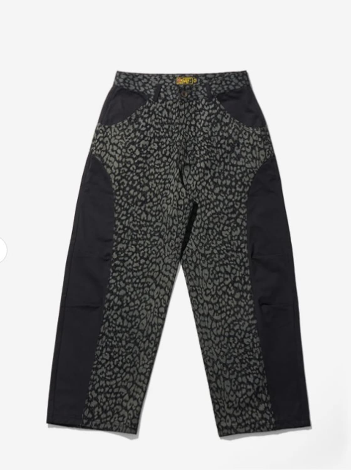 오가프 레오파드 벌룬핏 팬츠 블랙 상품이미지1