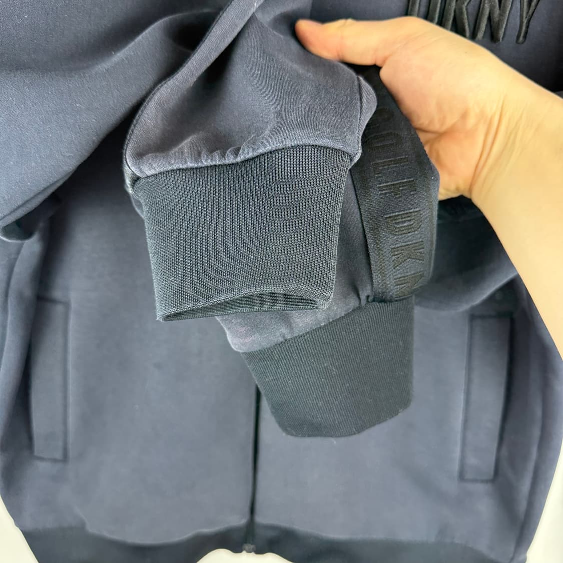 XL) DKNY 골프 사이드라인 트랙탑 네이비 상품이미지5