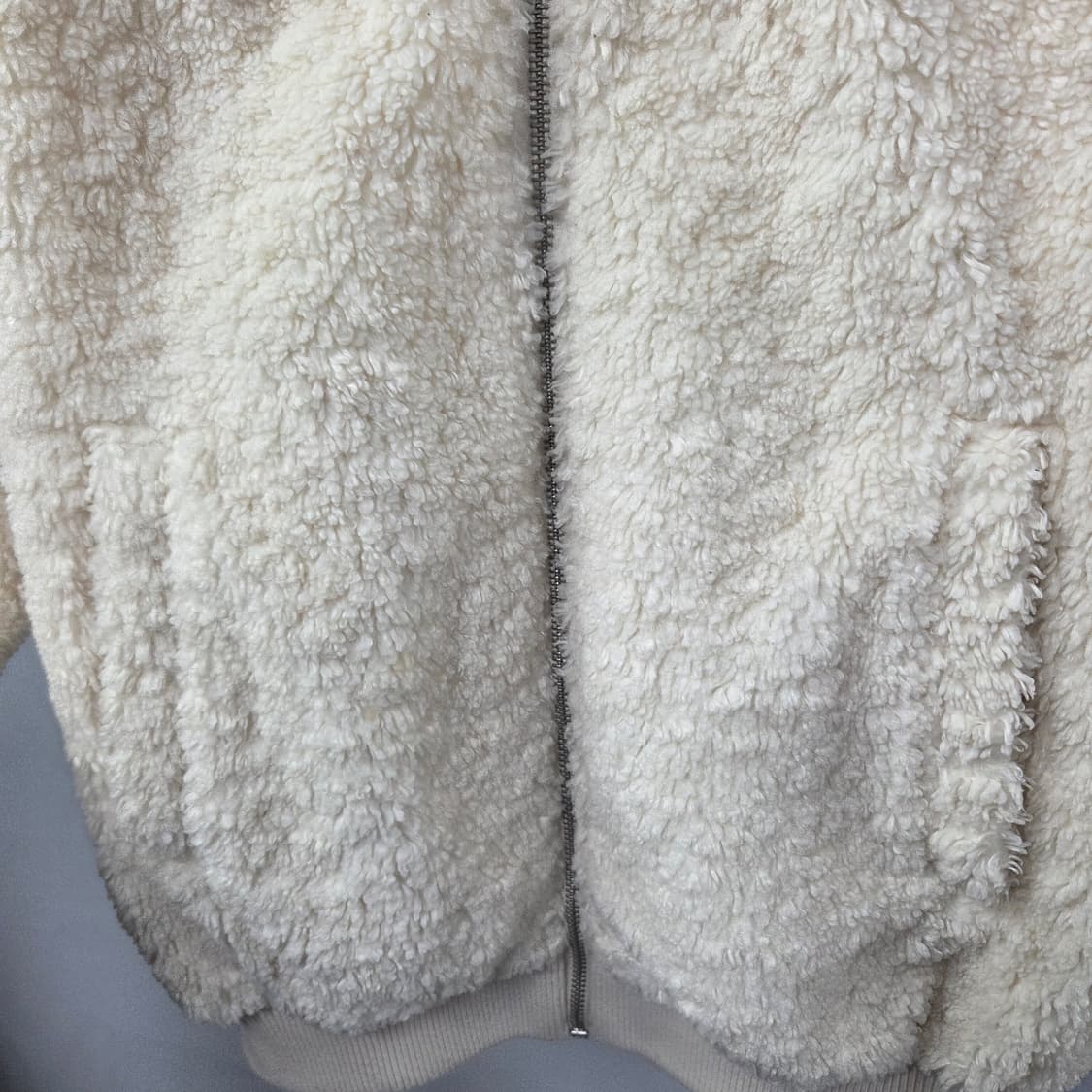 55 게스 A급 뽀글이 플리스 자켓 상품이미지5