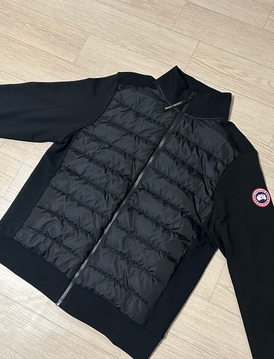 [M] 새상품 캐나다구스 하이브릿지 자켓 블랙 상품이미지1