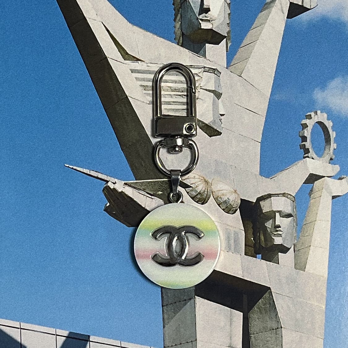 샤넬 파스텔 오로라 서클 키링 상품이미지1