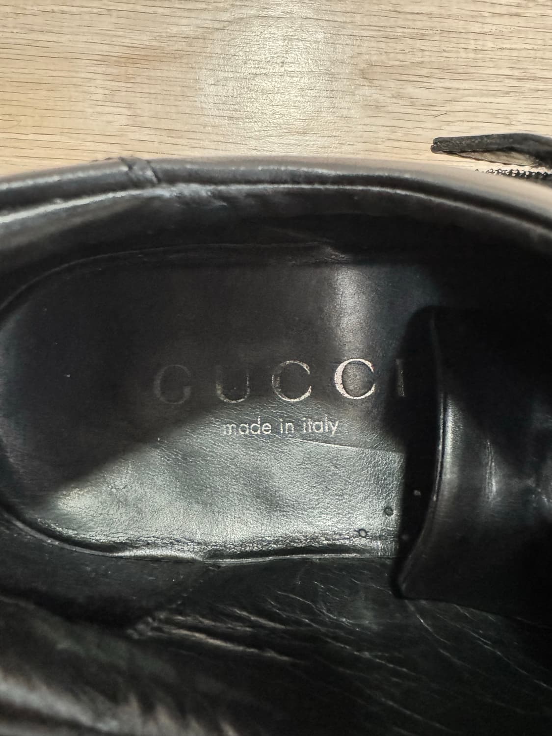 정품 구찌 레더 스니커즈 신발 285 상품이미지4