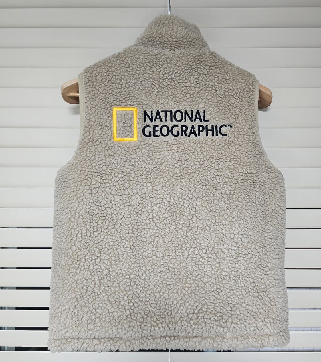 내셔널지오그래픽 리버시블 뽀글이 베스트 조끼 남녀공용90(S) 상품이미지2