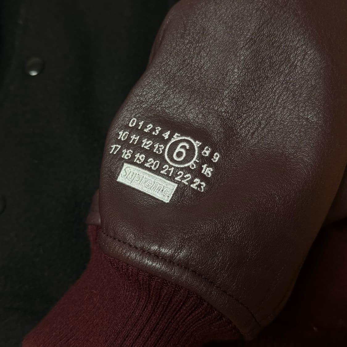 슈프림 마르지엘라 MM6 스플릿 바시티 자켓 M 상품이미지7