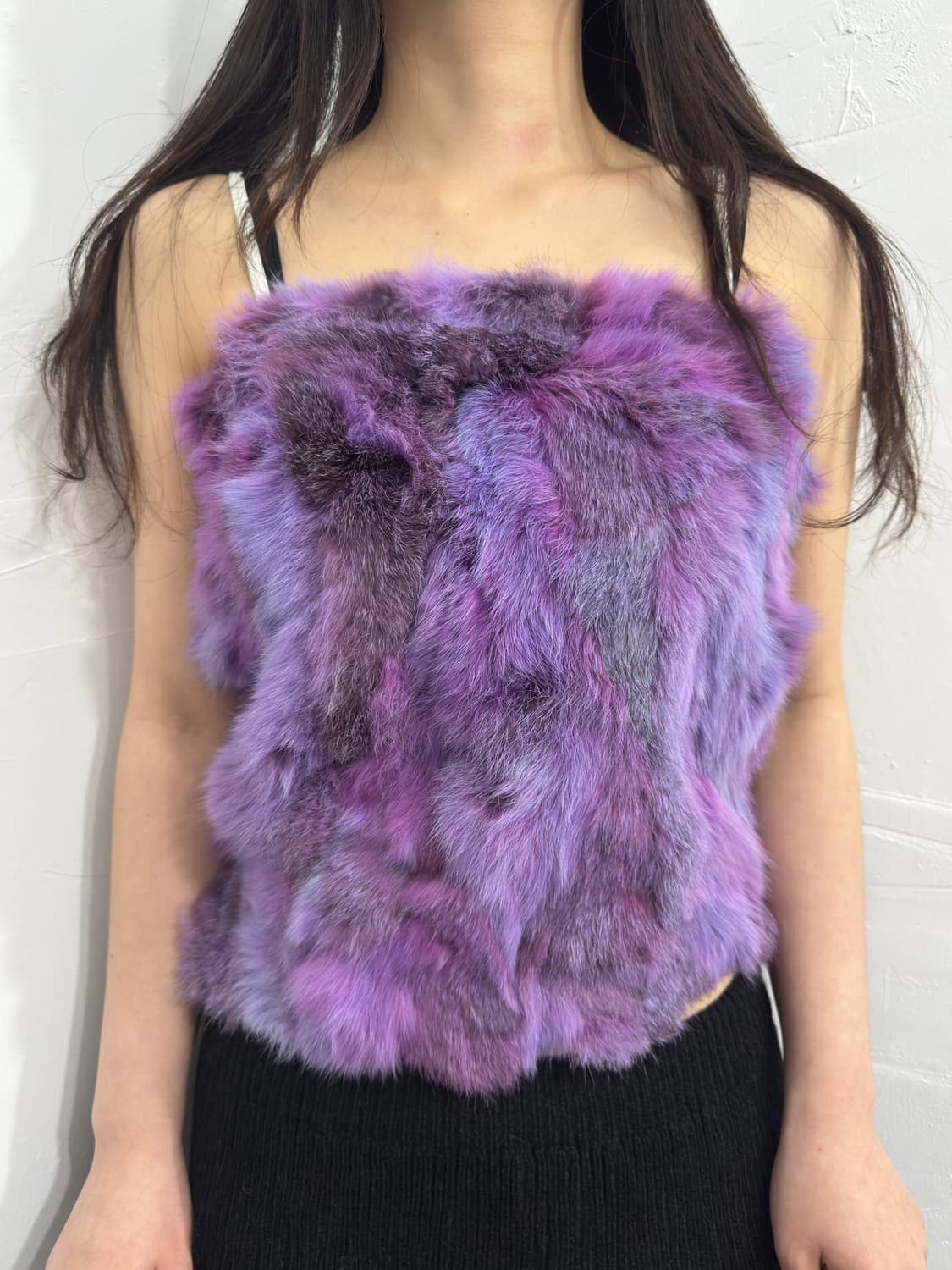 rabbit fur tank top  상품이미지2