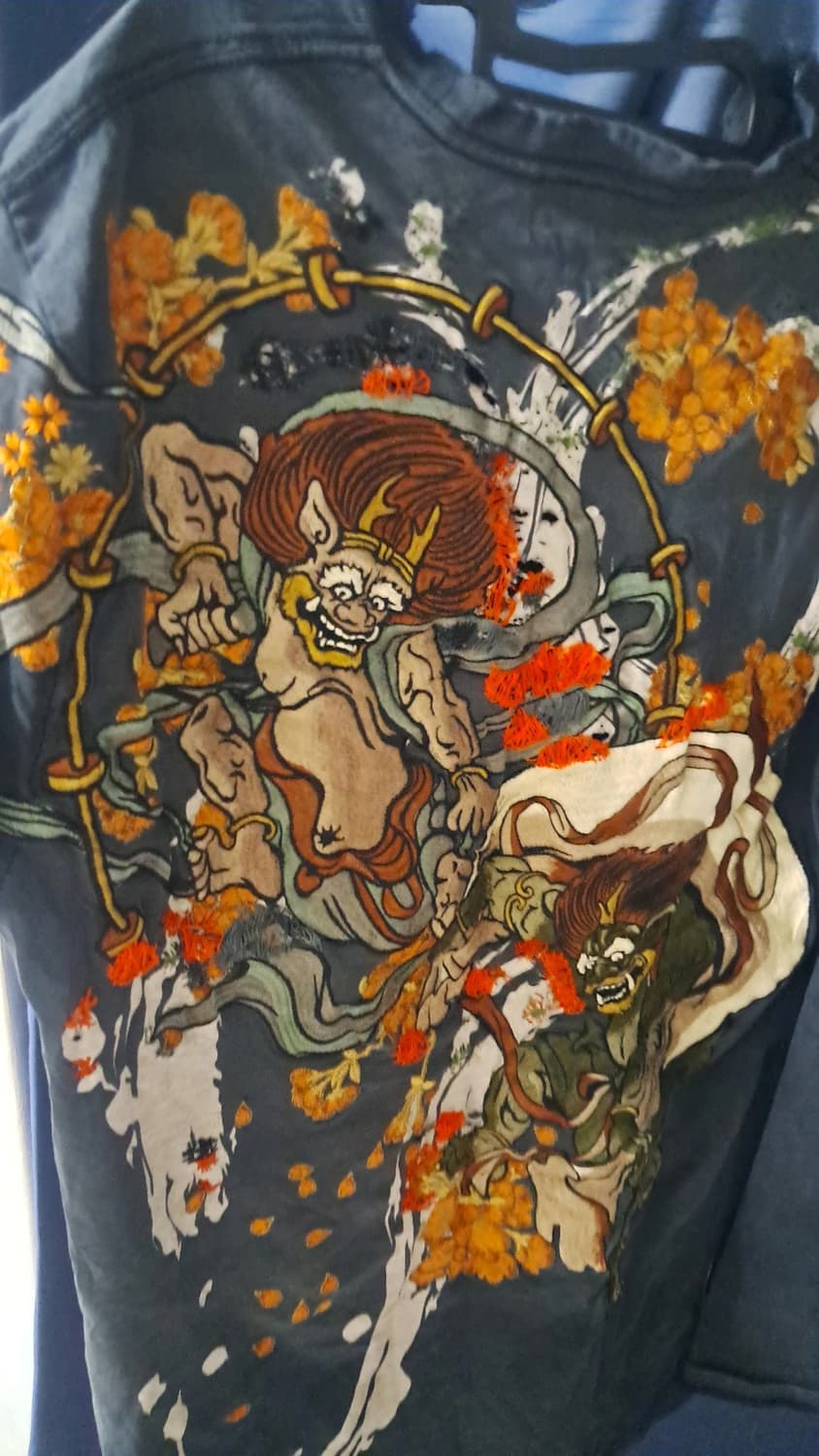 야쿠자풍 긴팔티 상품이미지2