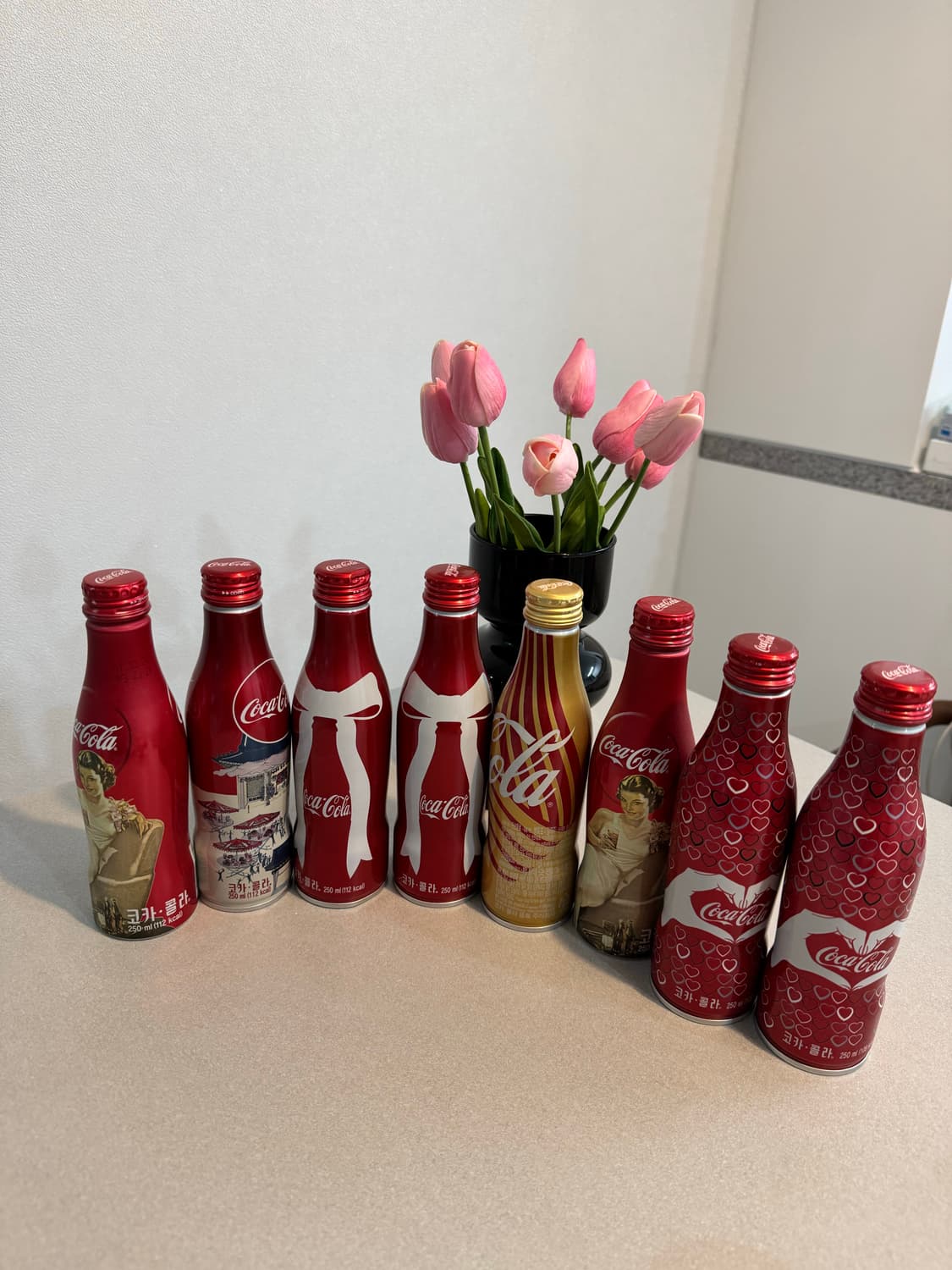 코카콜라 빈티지 알루미늄 보틀 250ml 카페소품 인테리어소품 한정판 상품이미지1