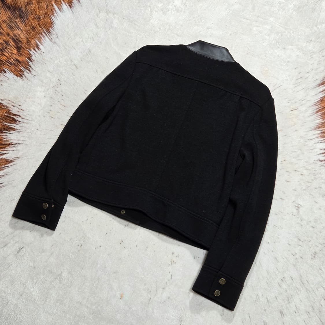 디자이너 박지원 블랙 모 자켓 상품이미지4