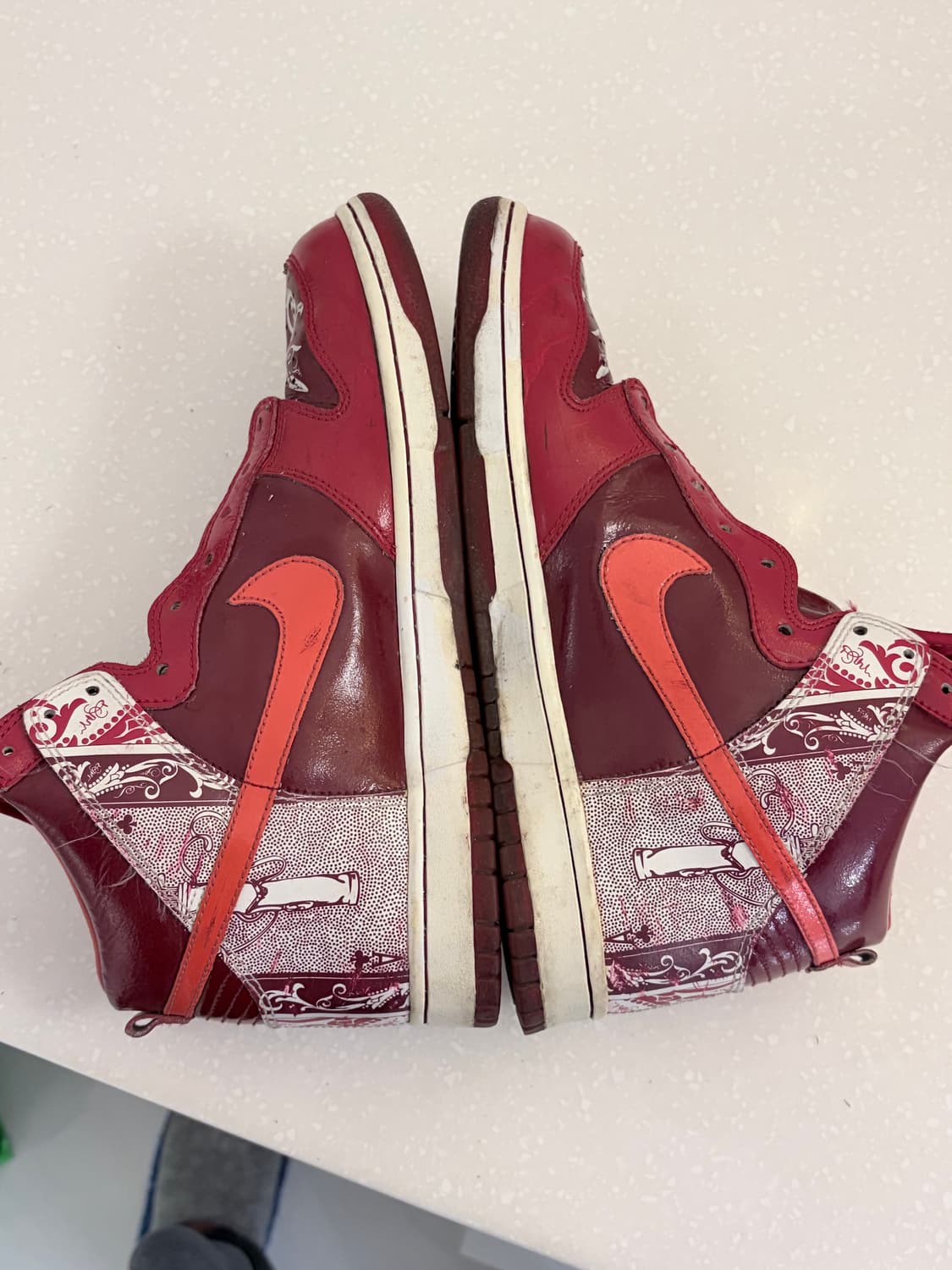 [희귀] 2006년식 나이키 덩크 하이 프리미엄 '바로크' (270mm) 상품이미지5