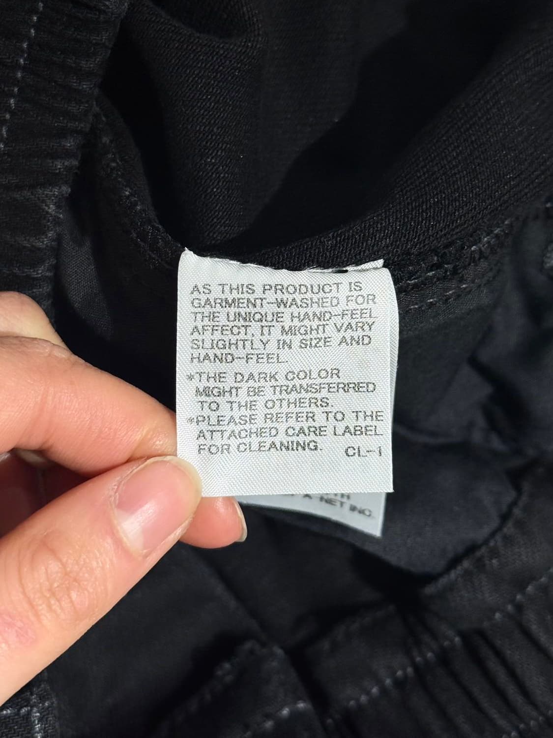 주카 블랙 와이드 사루엘 코튼 팬츠 상품이미지10