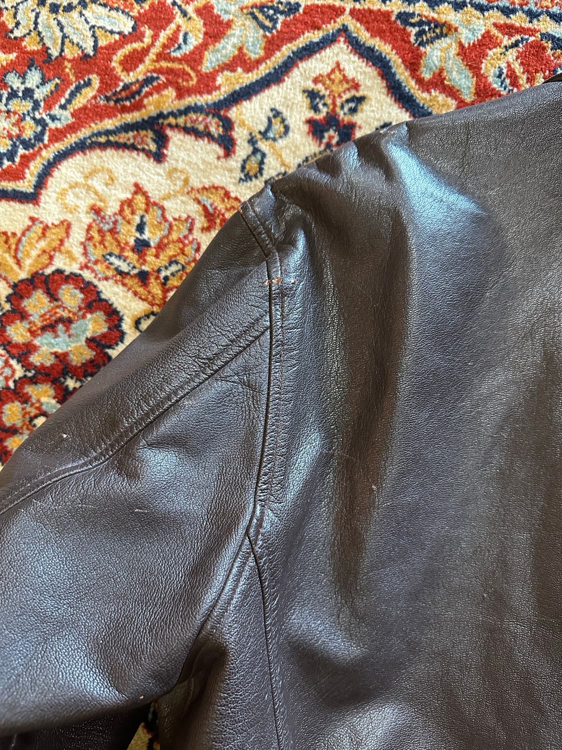 USA A-2 고트스킨 플라이트 자켓 - 46L 상품이미지6