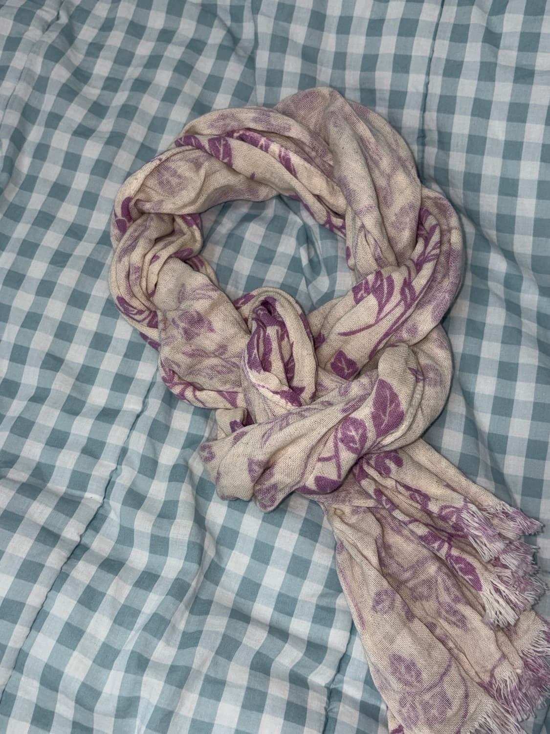 플라워 빈티지 스카프 상품이미지2