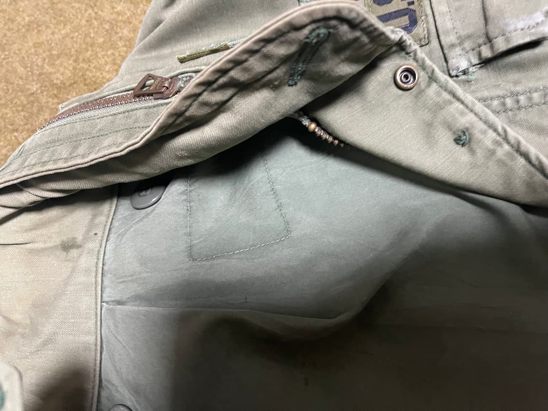 M65 자켓 스몰 숏 택 없음 상품이미지2