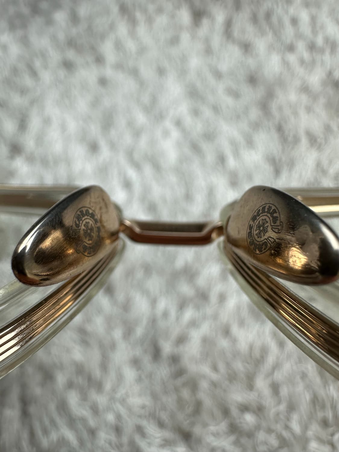 [52-21-152] 정품 크롬하츠 덕 버터 크리스탈 골드 플레이트 상품이미지8