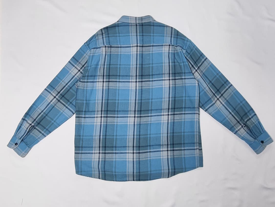 카키스 트러커 플레이드 셔츠 L _ 남성 상품이미지5