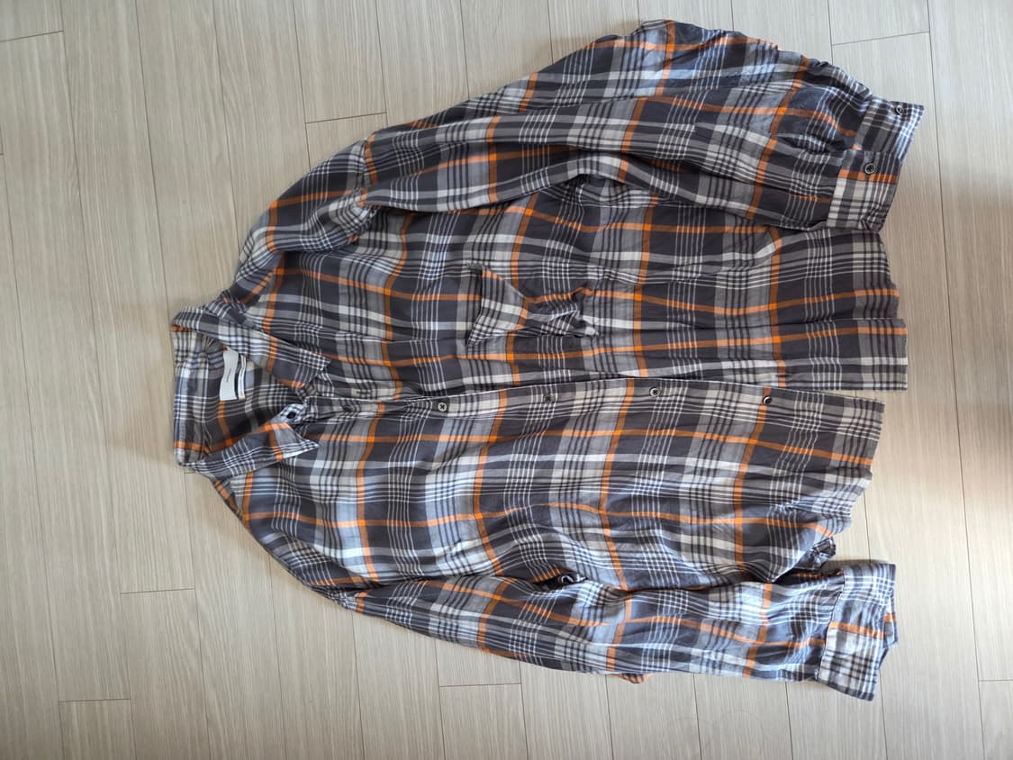 그라프페이퍼 텐셀, 텐샐 체크셔츠 팝니다. 상품이미지1