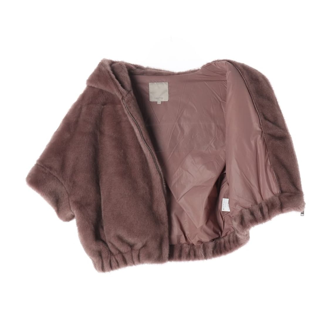 셀럽샵 소프트 에코 퍼 후드 자켓 S 상품이미지2