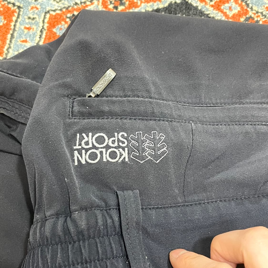 코오롱스포츠 네이비 아웃도어 밴딩팬츠 호칭86-103 상품이미지7