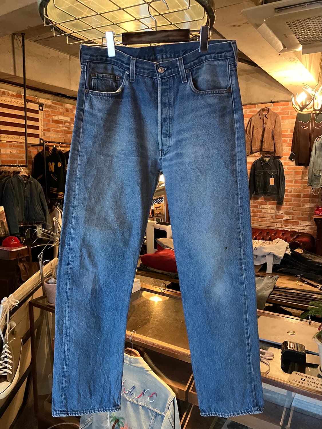 80s USA Leivs 501 Denim Pants 상품이미지2
