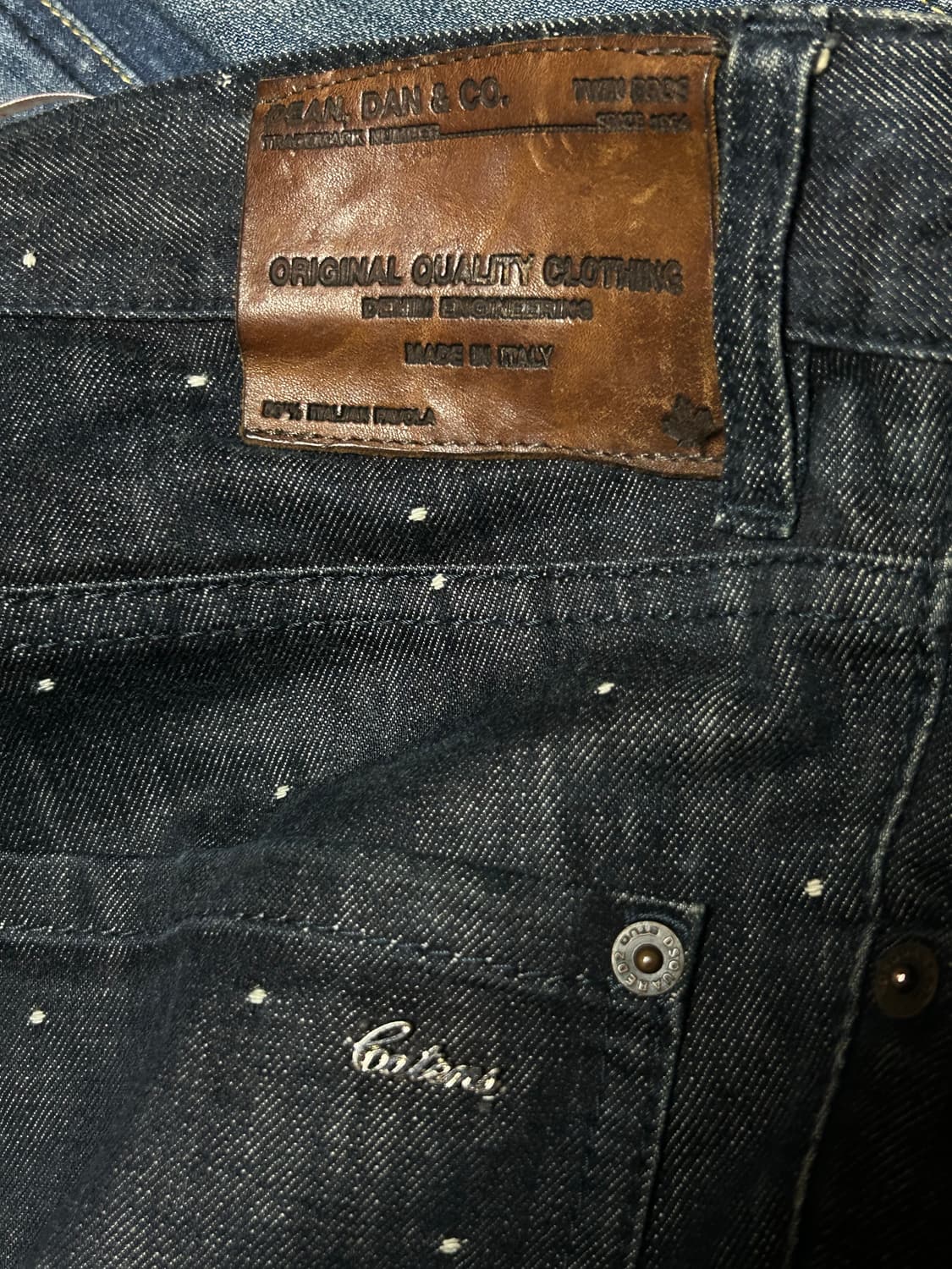 *rare* 디스퀘어드 도트 데님팬츠   상품이미지7