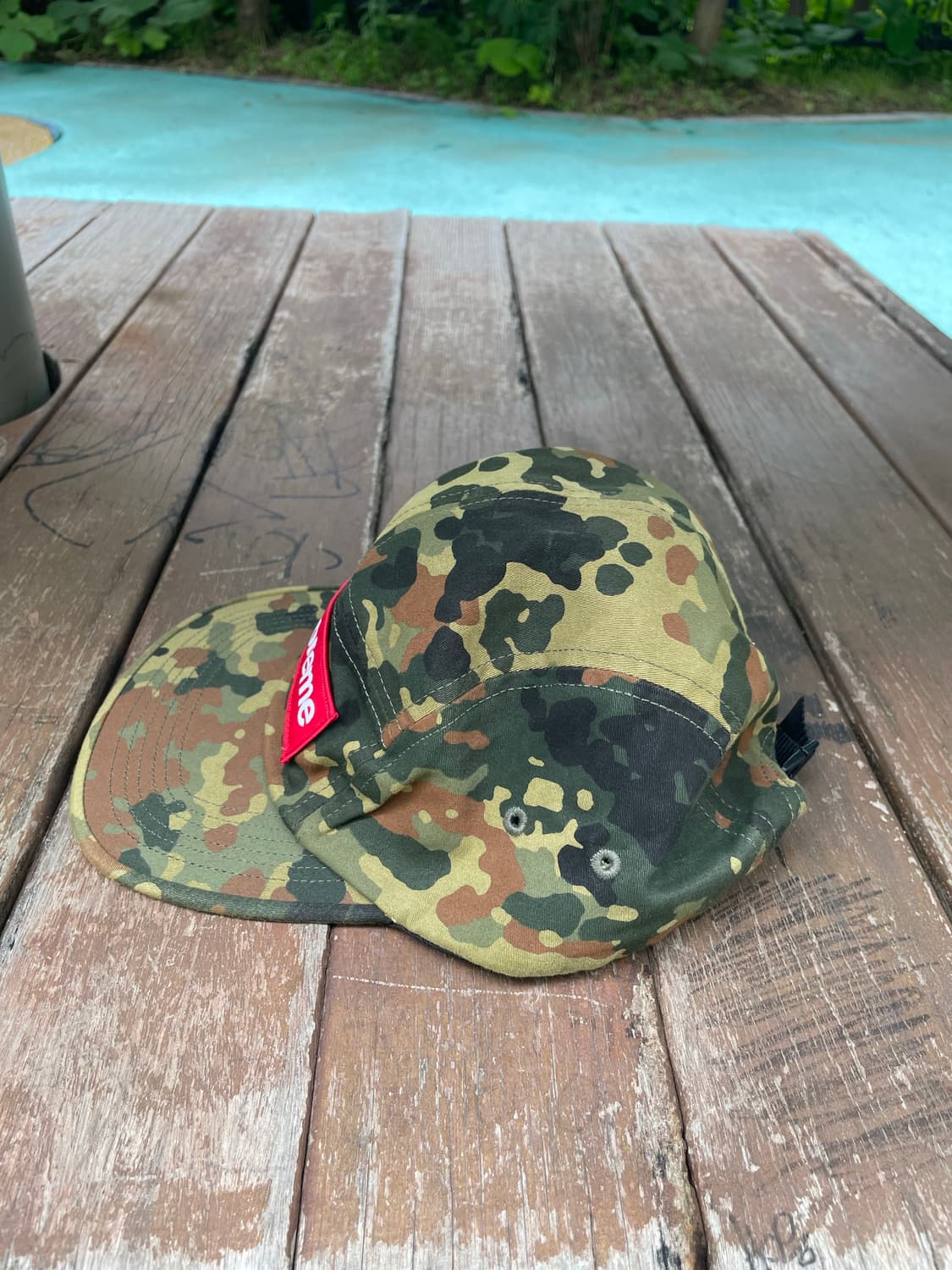 슈프림 밀리터리 카모 캠프캡 상품이미지2