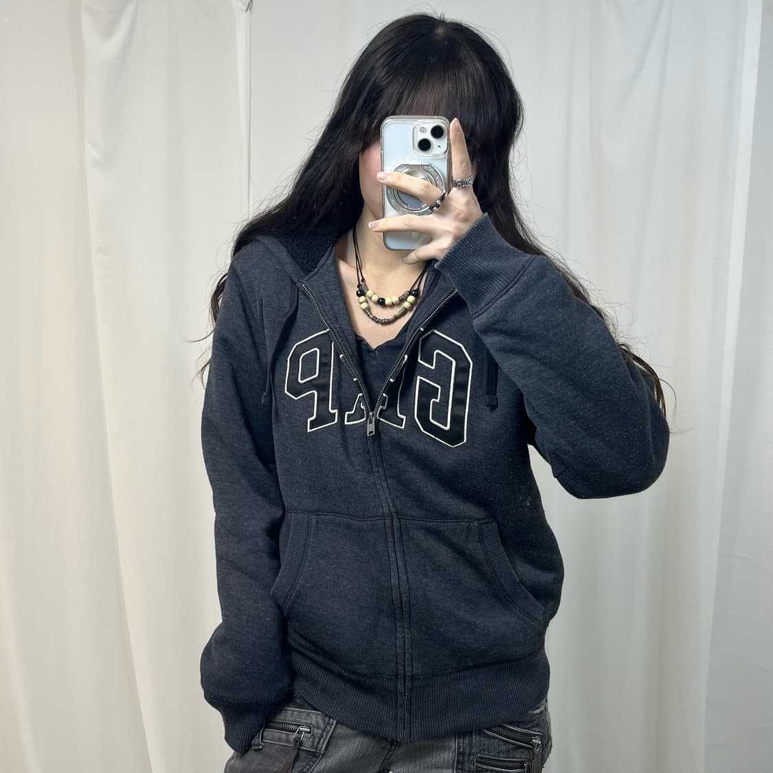 GAP fleece Zip-up Hoodie 상품이미지2