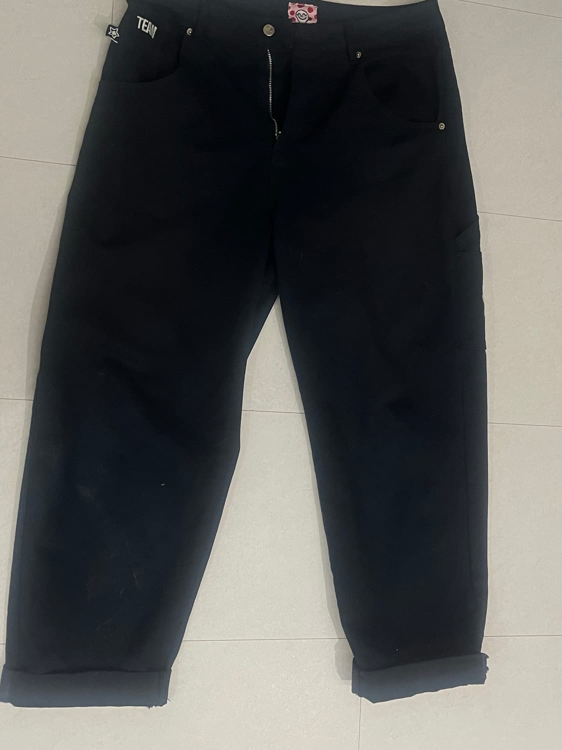 스타팀 바지 네이비 상품이미지5