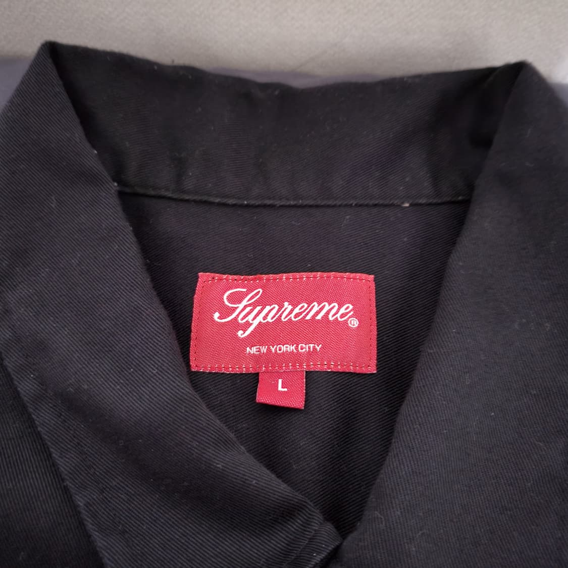 슈프림 곤즈 램 워크셔츠 블랙 L 상품이미지7